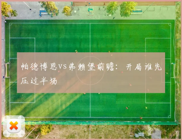 帕德博恩vs弗赖堡前瞻：开局谁先压过半场