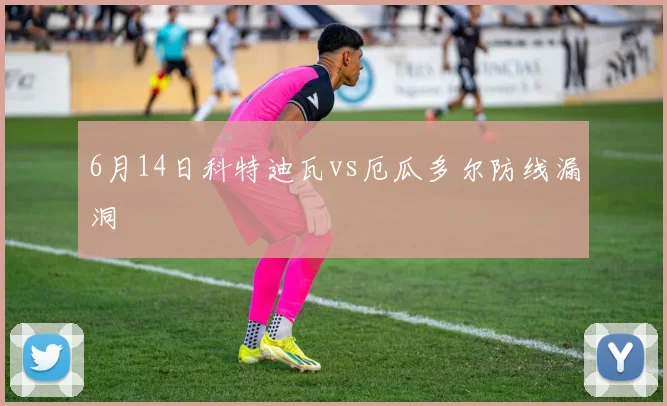 6月14日科特迪瓦vs厄瓜多尔防线漏洞
